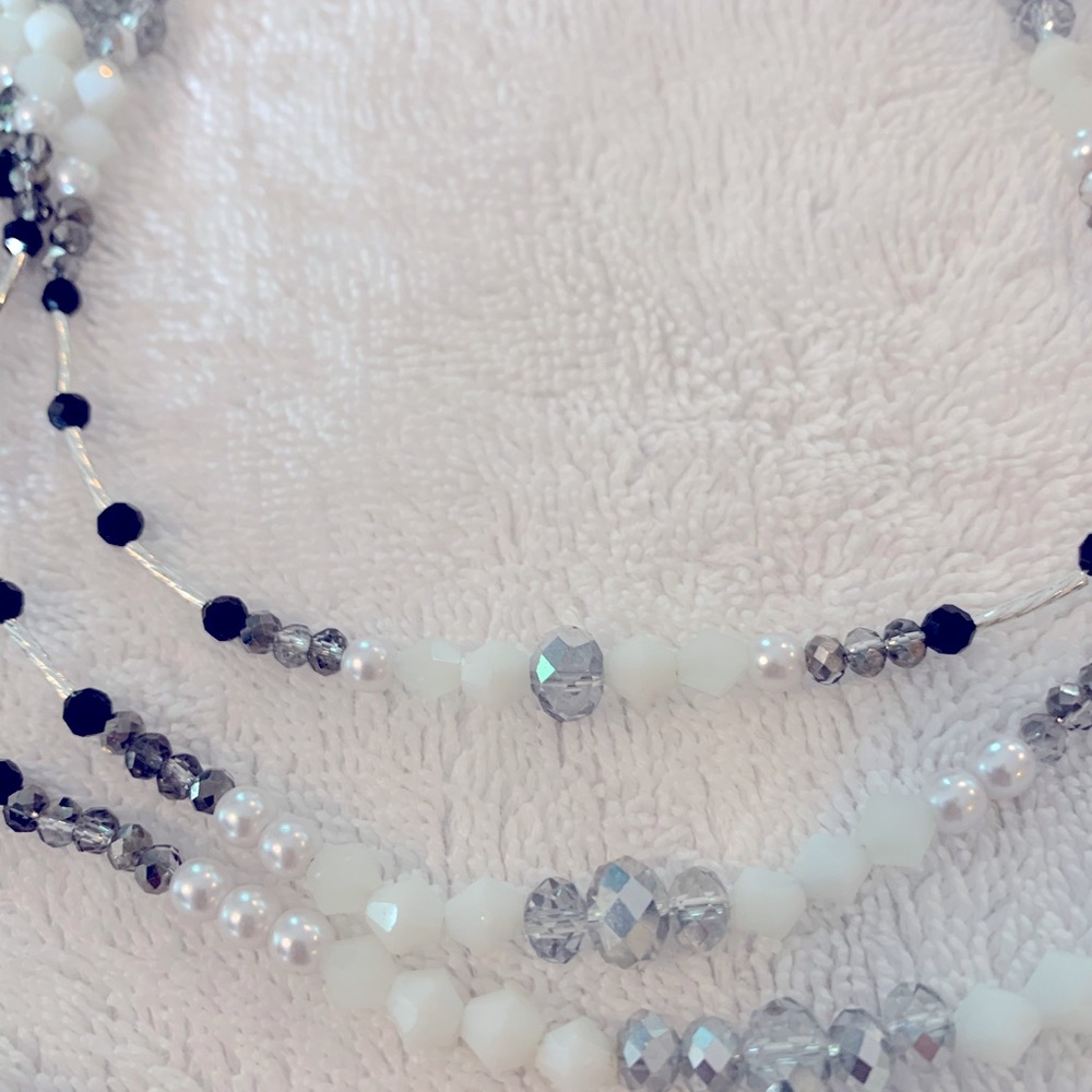 White House Black Market necklace four strands